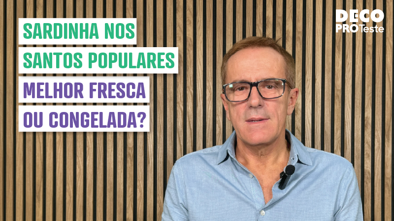 Sardinha nos Santos Populares: melhor fresca ou congelada?